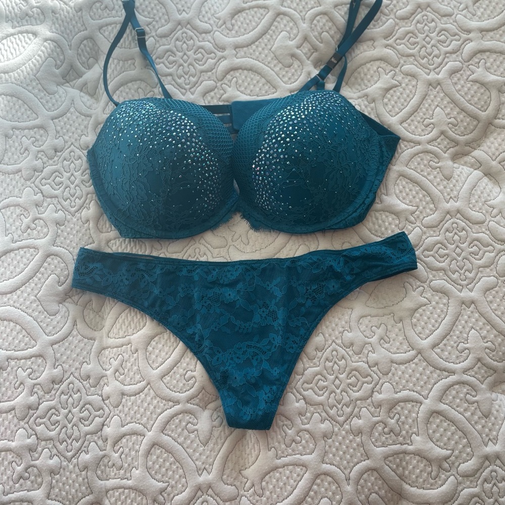 Victoria Secret bra and panty set.